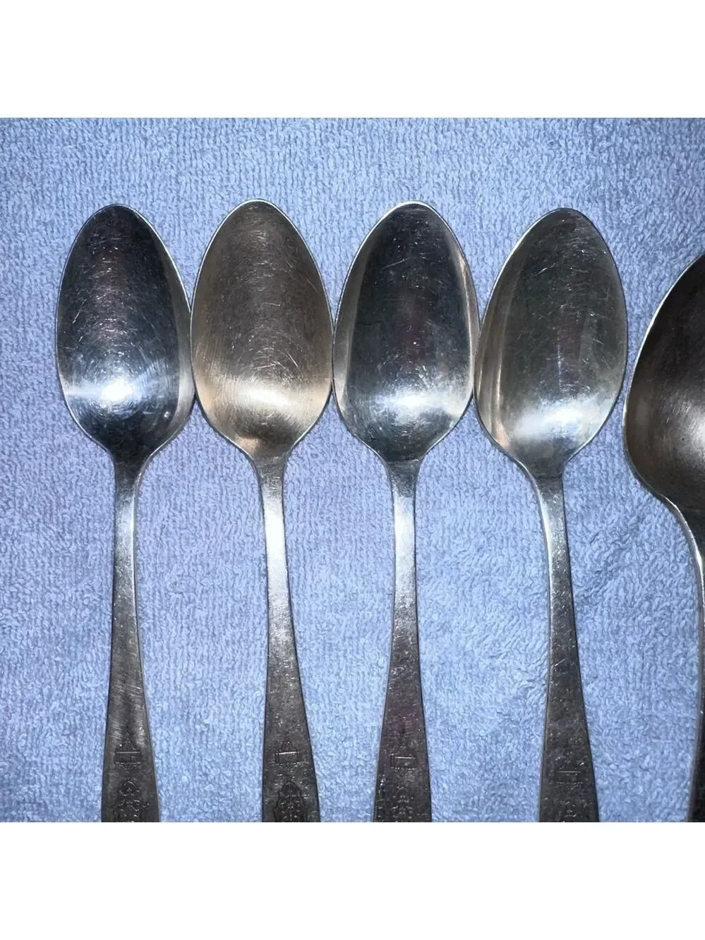 Vintage Oneida Community Plate BIRD OF PARADISE TeaSpoon Set